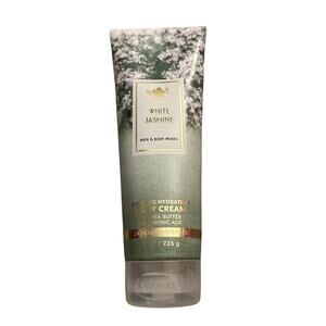 New Bath & Body Works WHITE JASMINE Ultimate Hydration Body Cream Lotion 8 OZ